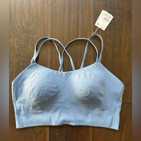 Lululemon Like a Cloud Ribbed Longline Bra *Light Support, size 14 B/C Cup - Picture 2 of 6